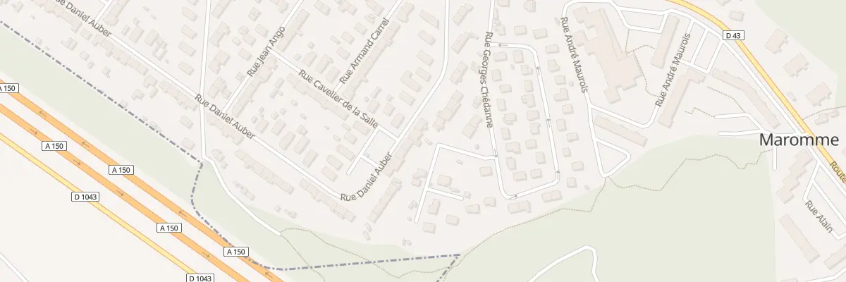 Plan du 23 Rue Daniel Auber à Maromme