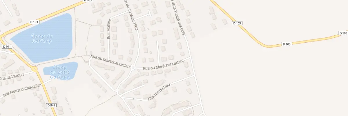 Plan du 11 Rue du Maréchal Leclerc à La Loupe