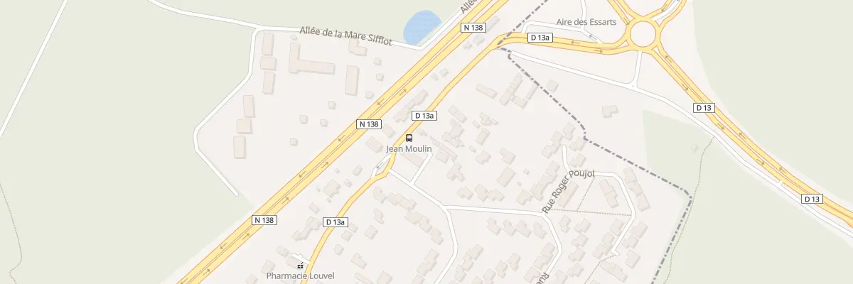 Plan du 9003 Rue Jean Moulin à Grand-Couronne