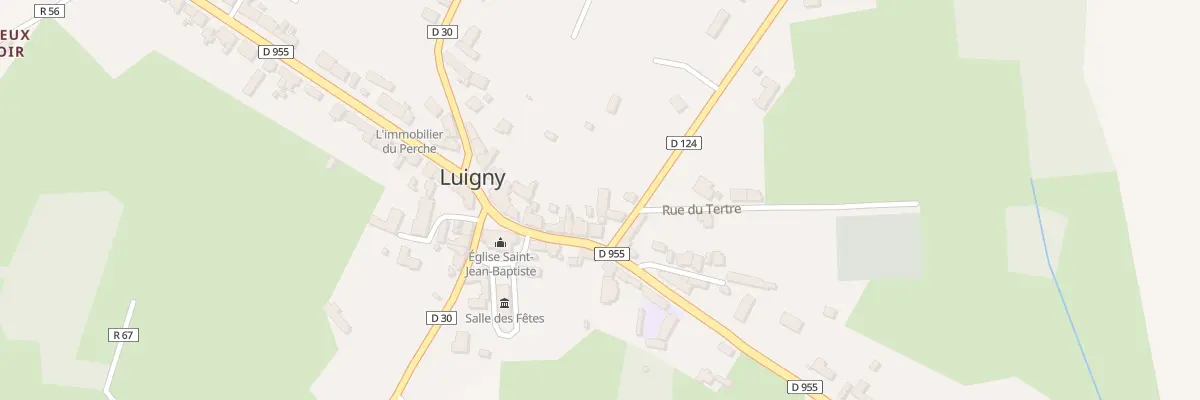Plan du 15 Rue du Général Lebreton à Luigny