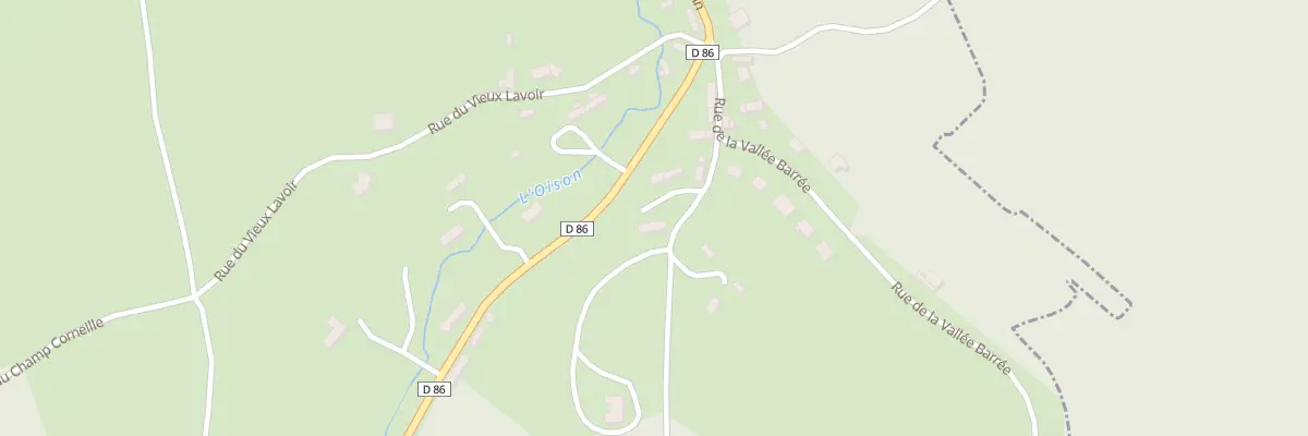 Plan du 40 Rue du Puits Castel à Saint-Cyr-la-Campagne