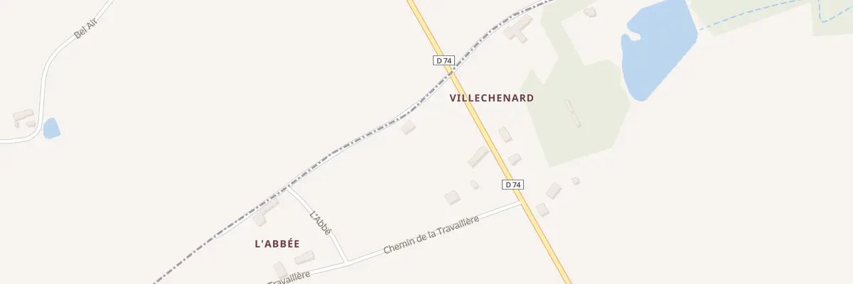 Plan du 153 Villechenard à Dame-Marie-les-Bois