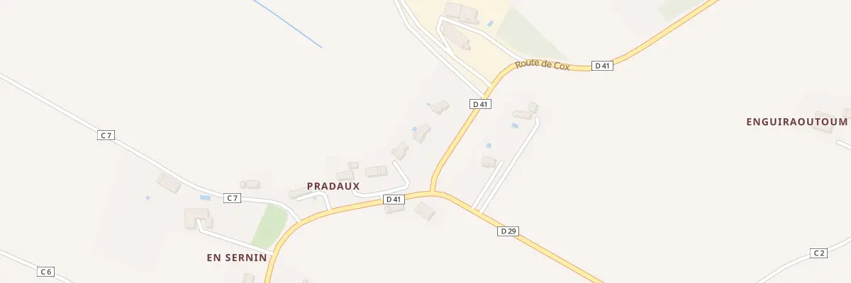 Plan du 4 Pradaux à Laréole