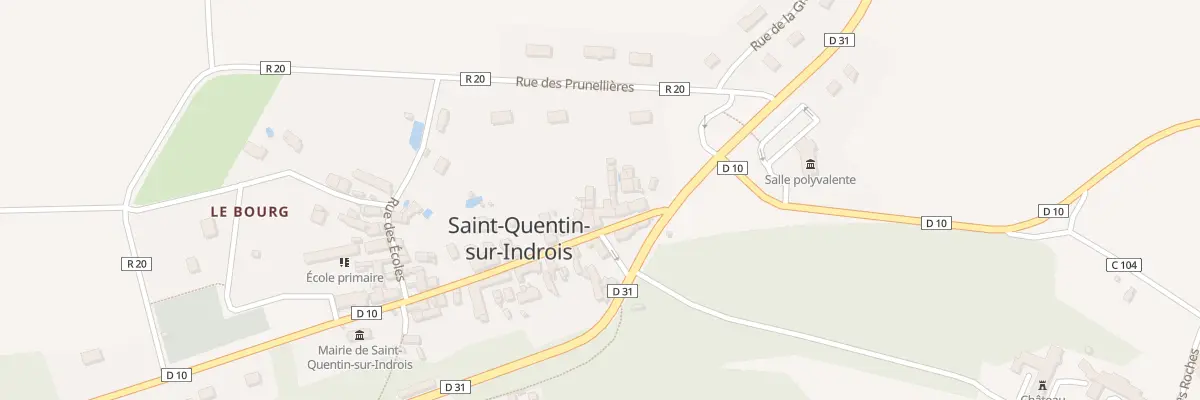 Plan du 5 Rue de l’Eglise à Saint-Quentin-sur-Indrois