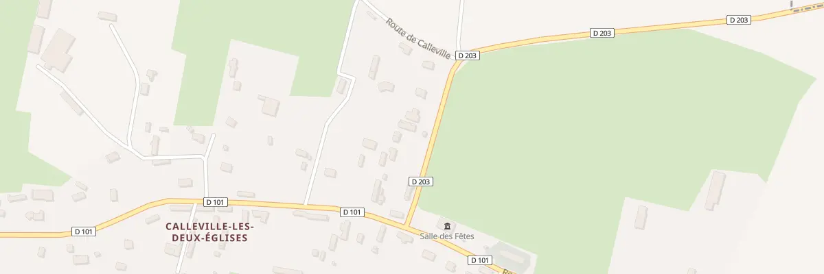 Plan du 90 Rte des Canadiens à Calleville-les-Deux-Églises