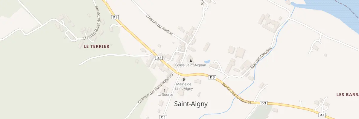Plan du 5 Rue de la Source à Saint-Aigny