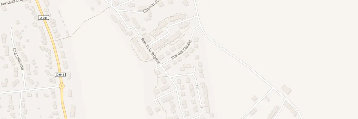 Plan du 5 Rue des Genêts à La Loupe