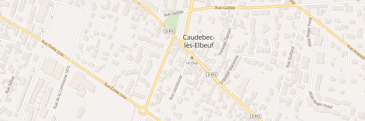 Plan du 87 Rue de la République à Caudebec-lès-Elbeuf