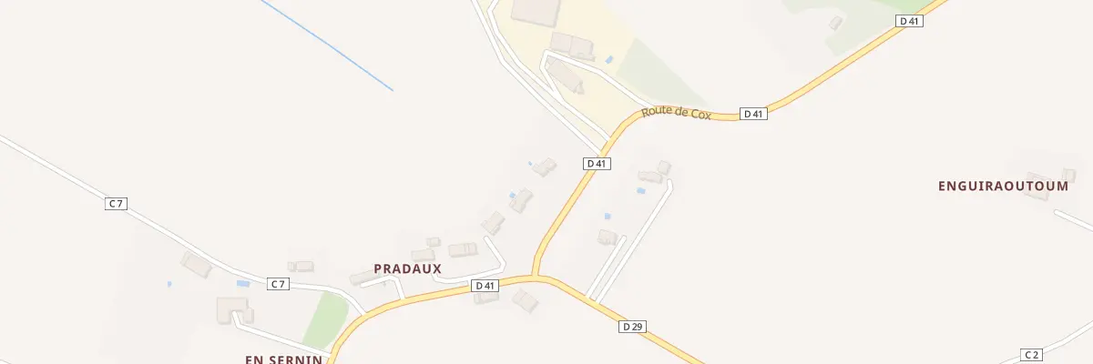 Plan du 5 Pradaux à Laréole