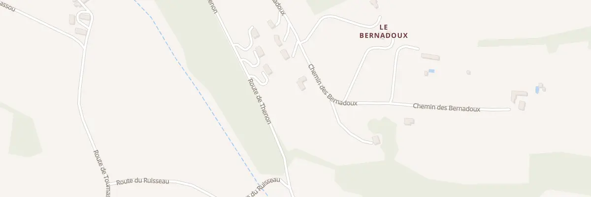 Plan du 9001 Le Bernadoux à Marnac