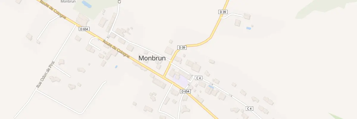 Plan du 21 Rte de Mainville à Monbrun