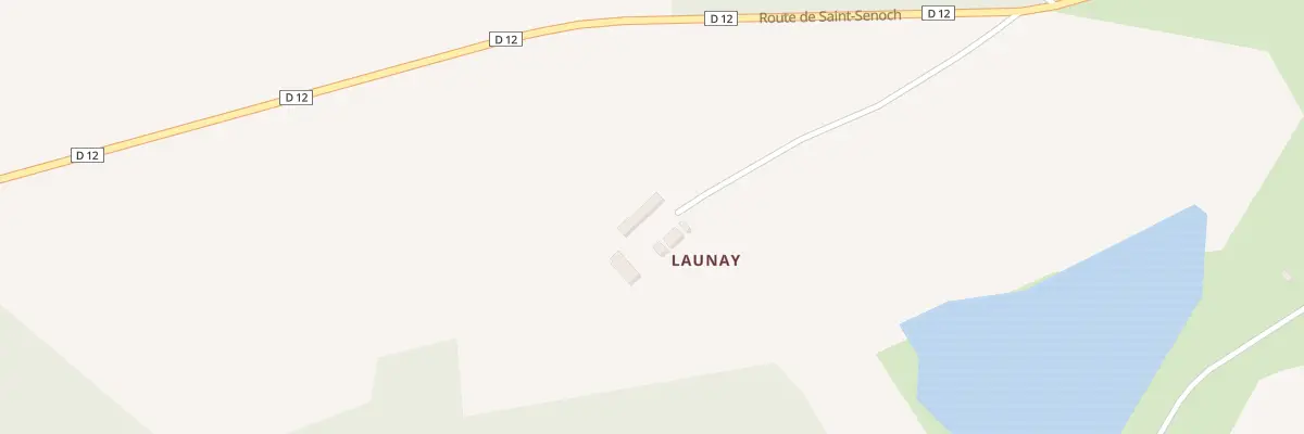 Plan du 1 Launay à Verneuil-sur-Indre