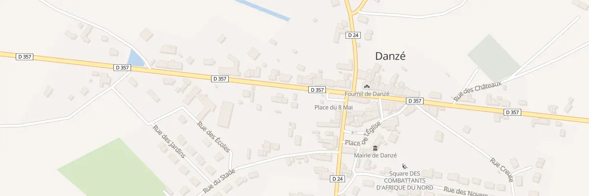Plan du 3 Rte du Mans à Danzé