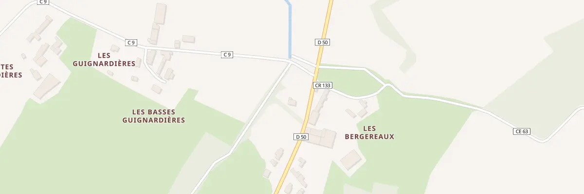 Plan du 2 Les Bergereaux à Martizay