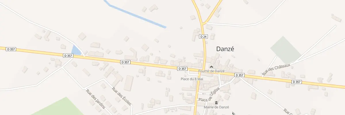 Plan du 12 Rte du Mans à Danzé