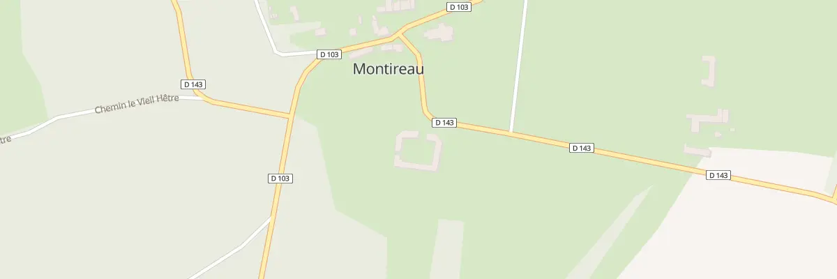 Plan du 51 Le Chateau à Montireau