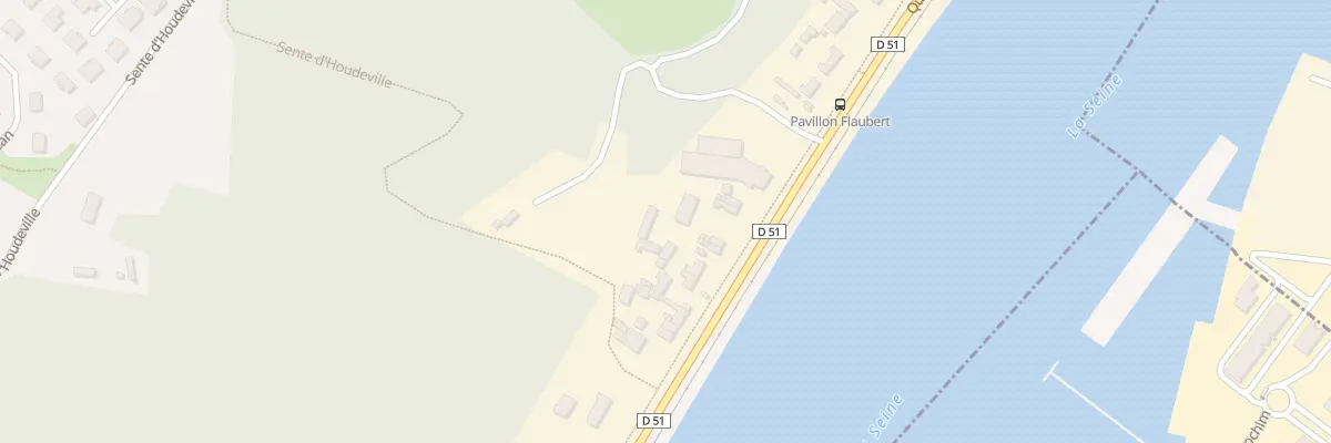 Plan du 27 Quai Gustave Flaubert à Canteleu