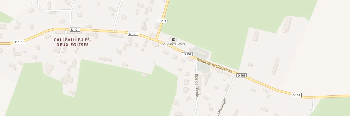 Plan du 54 Rte de la Republique à Calleville-les-Deux-Églises