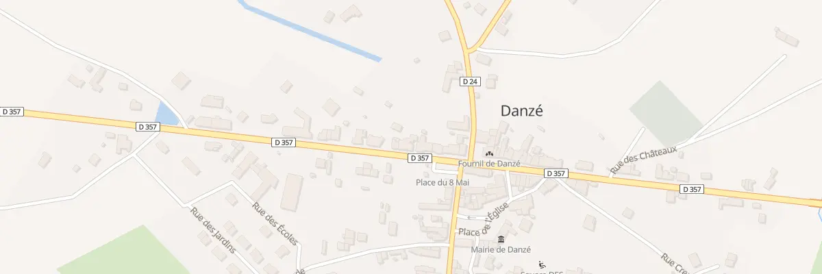 Plan du 10 Rte du Mans à Danzé