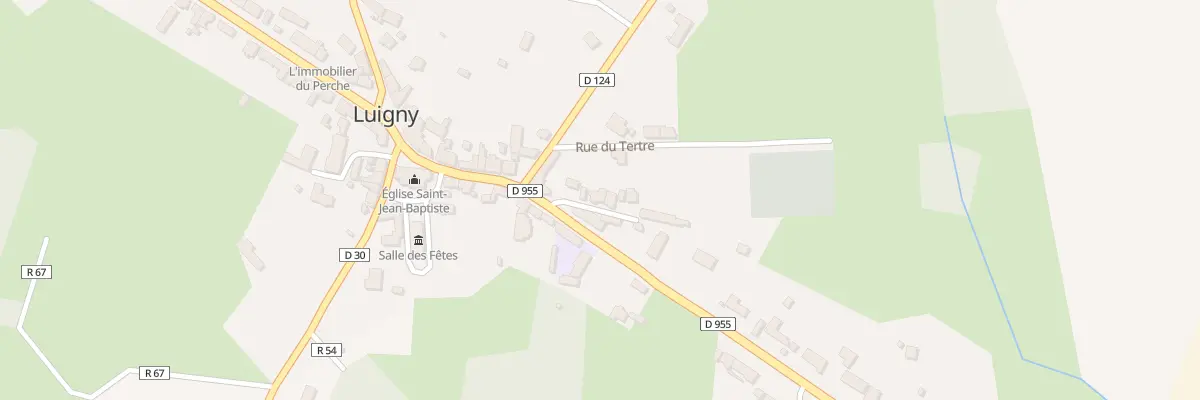 Plan du 1 Imp de la Tuilerie à Luigny