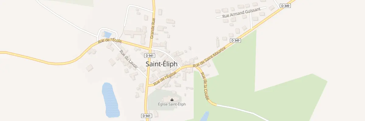 Plan du 1 Rue de Saint Maurice à Saint-Éliph