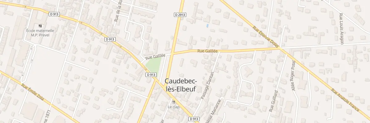 Plan du 489 Rue Galilée à Caudebec-lès-Elbeuf