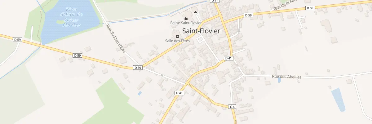 Plan du 16 Rue de la République à Saint-Flovier