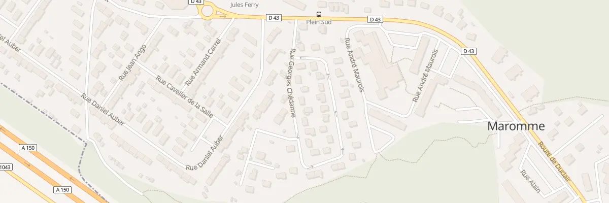 Plan du 7 Rue Georges Chédanne à Maromme