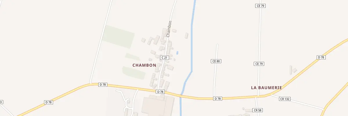 Plan du 16 Chambon à Martizay