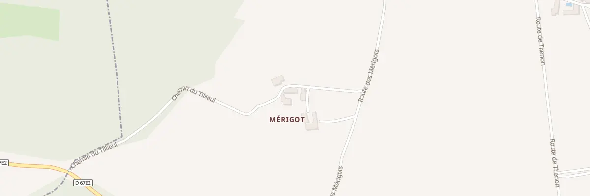 Plan du 28 Merigot à Gabillou
