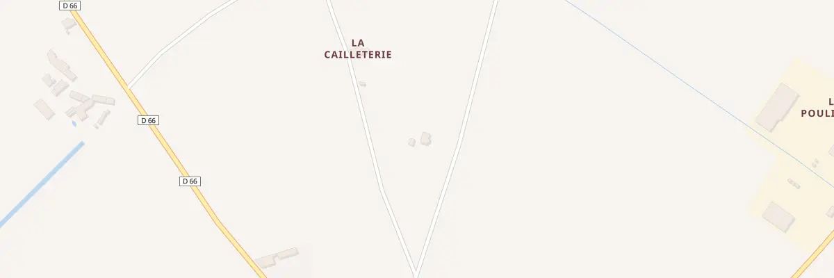 Plan du 3 La Cailleterie à Danzé