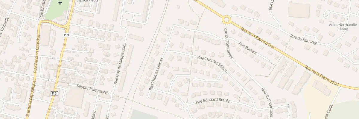 Plan du 178 Rue Thomas Edison à Petit-Couronne