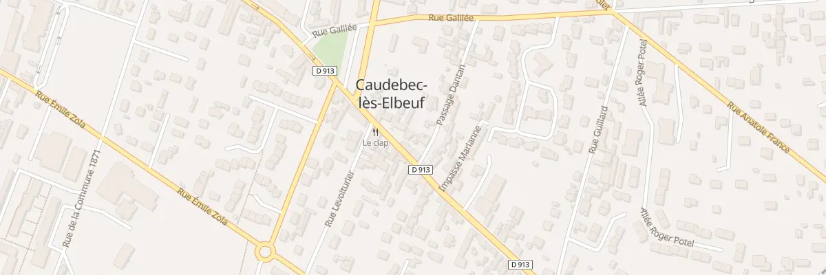 Plan du 38B Rue de la République à Caudebec-lès-Elbeuf