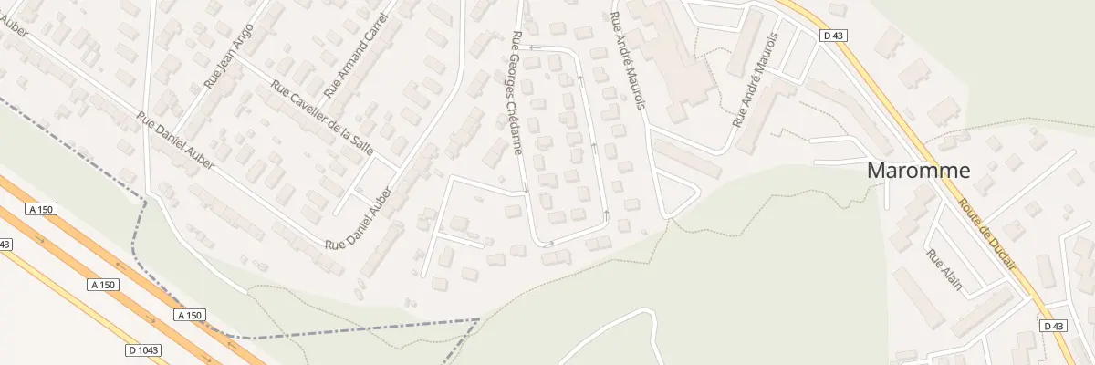 Plan du 13 Rue Georges Chédanne à Maromme