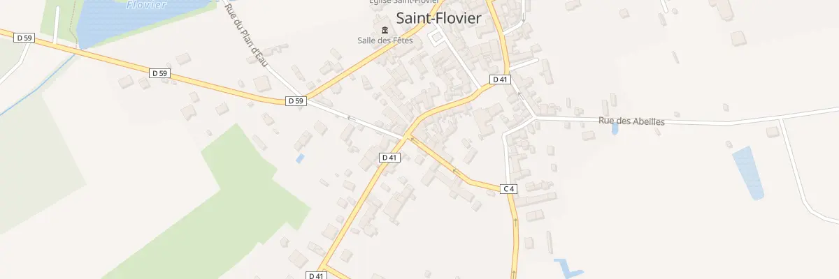 Plan du 1 Rue Pierre Parquin à Saint-Flovier