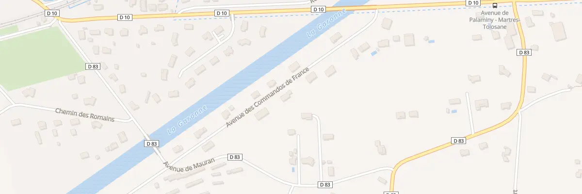 Plan du 13 Av des Commandos de France à Martres-Tolosane
