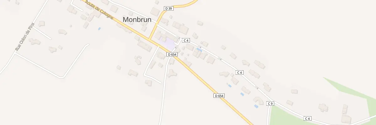 Plan du 5035 Au Village à Monbrun