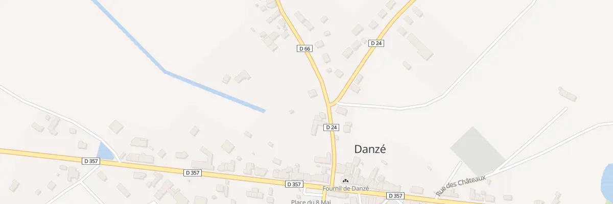 Plan du 1 Rte de Beauchêne à Danzé