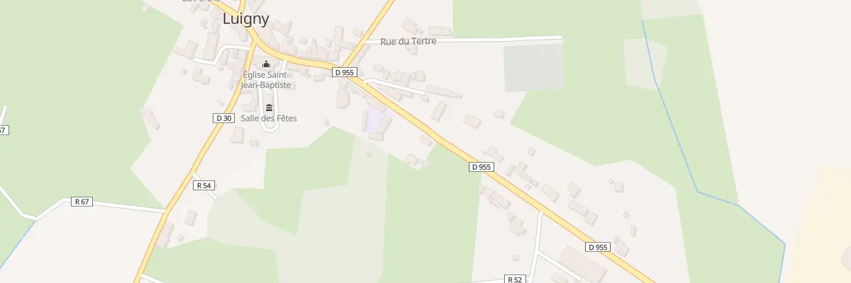 Plan du 22 Rue du Général Lebreton à Luigny