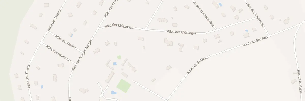 Plan du 9 All des Mesanges au Val-Doré