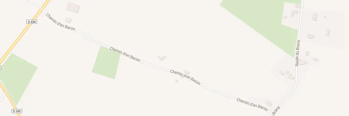 Plan du 262 Chem d’En Bacon à Endoufielle