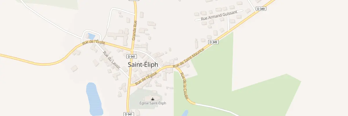 Plan du 5 Rue de St Maurice à Saint-Éliph