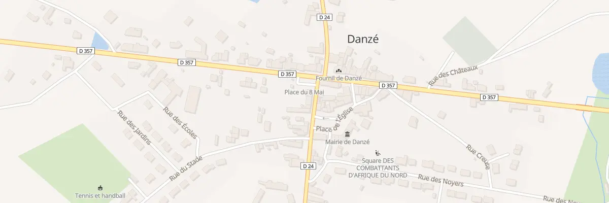 Plan du 4 Rte de Vendôme à Danzé