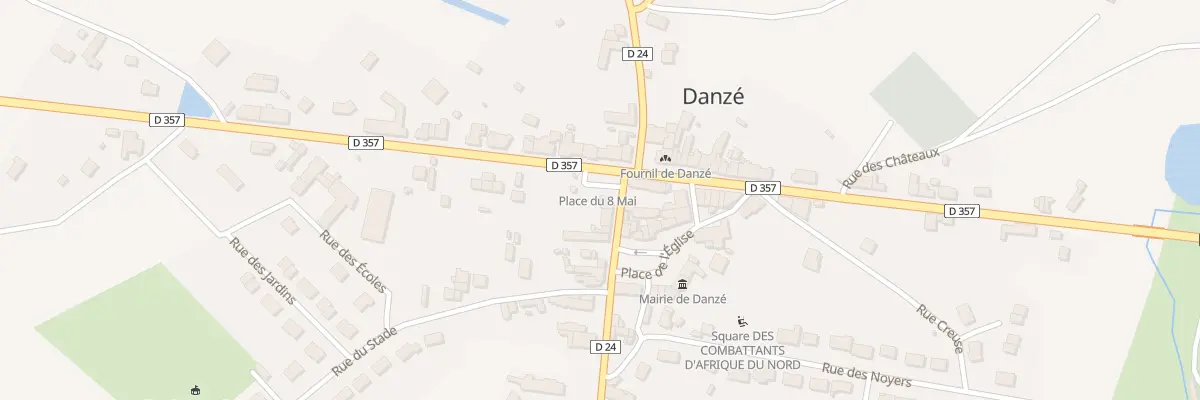 Plan du 2 Rte de Vendôme à Danzé