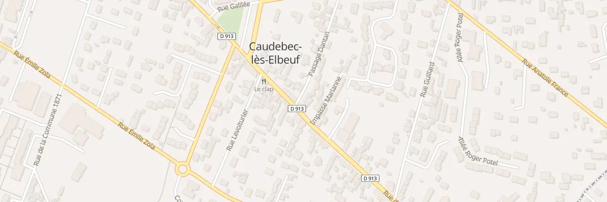 Plan du 32 Rue de la République à Caudebec-lès-Elbeuf