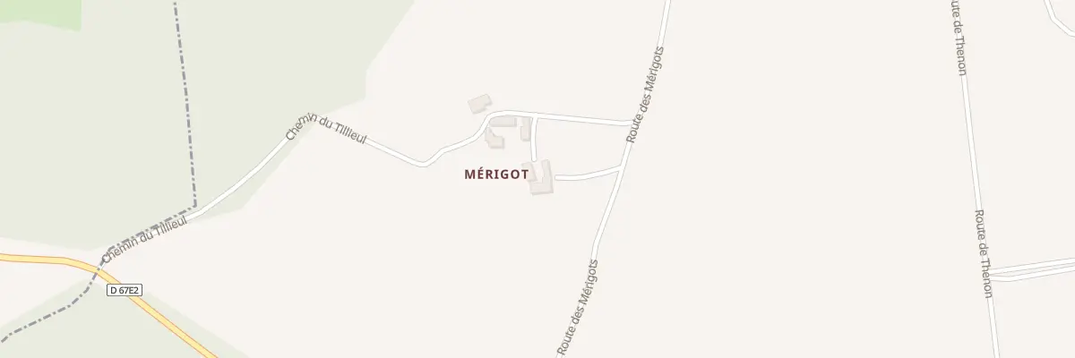 Plan du 23 Merigot à Gabillou