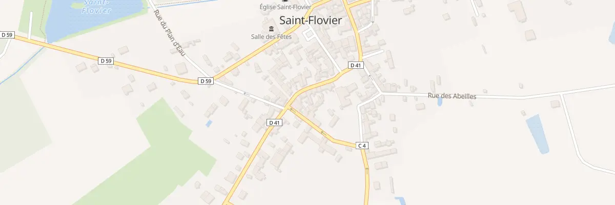 Plan du 29 Rue de la République à Saint-Flovier