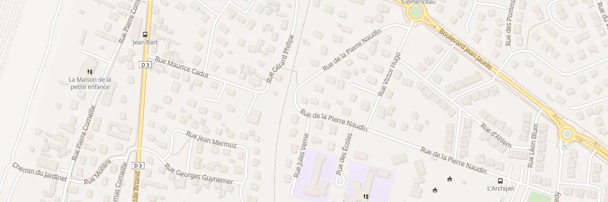 Plan du 225 Rue de la Pierre Naudin à Petit-Couronne