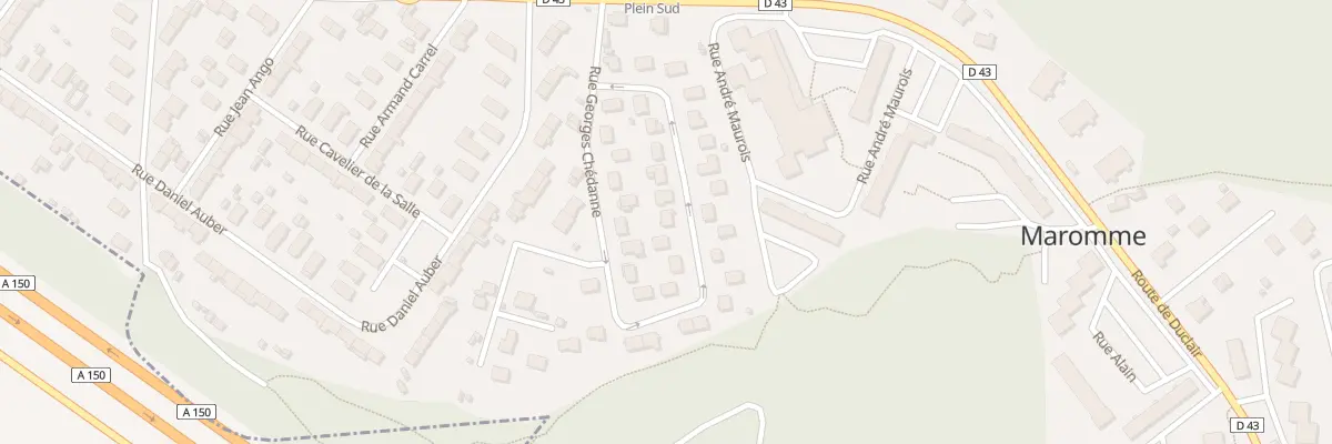 Plan du 25 Rue Georges Chédanne à Maromme