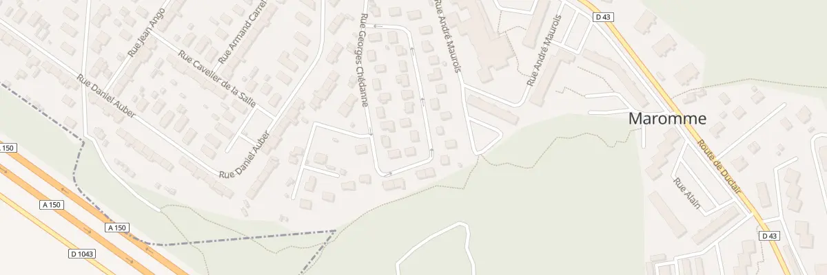 Plan du 21 Rue Georges Chédanne à Maromme